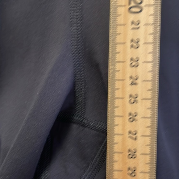 Lululemon Athletica Pull On Zip Front High Rise Pant Black M - Picture 12 of 12